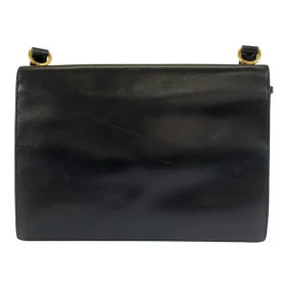 Dior  Black Shoulder Leather Christian Bag Black